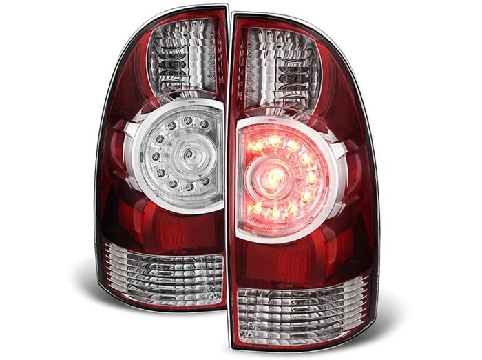 ACANII - For 2005-2015 Toyota Tacoma LED Tail Brake Lights Replacement 05-15 Left+Right