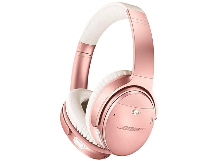 Bose QuietComfort 35 II Wireless Bluetooth Headphones, Noise-Cancelling, with Alexa voice control, enabled with Bose AR - Rose Gold