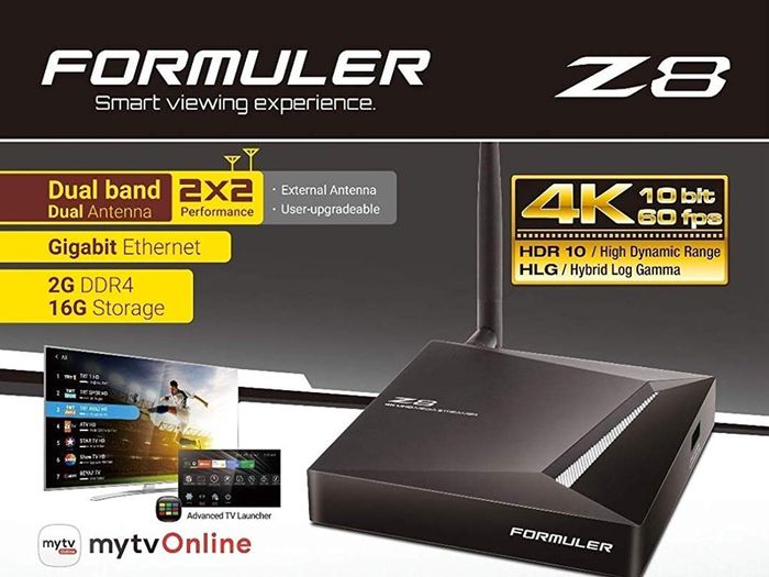 FORMULER Z8 Android Dual Band 5G Gigabit LAN 2GB RAM 16GB ROM 4K + Extra Luminous Remote + Free 3 in 1 Charger